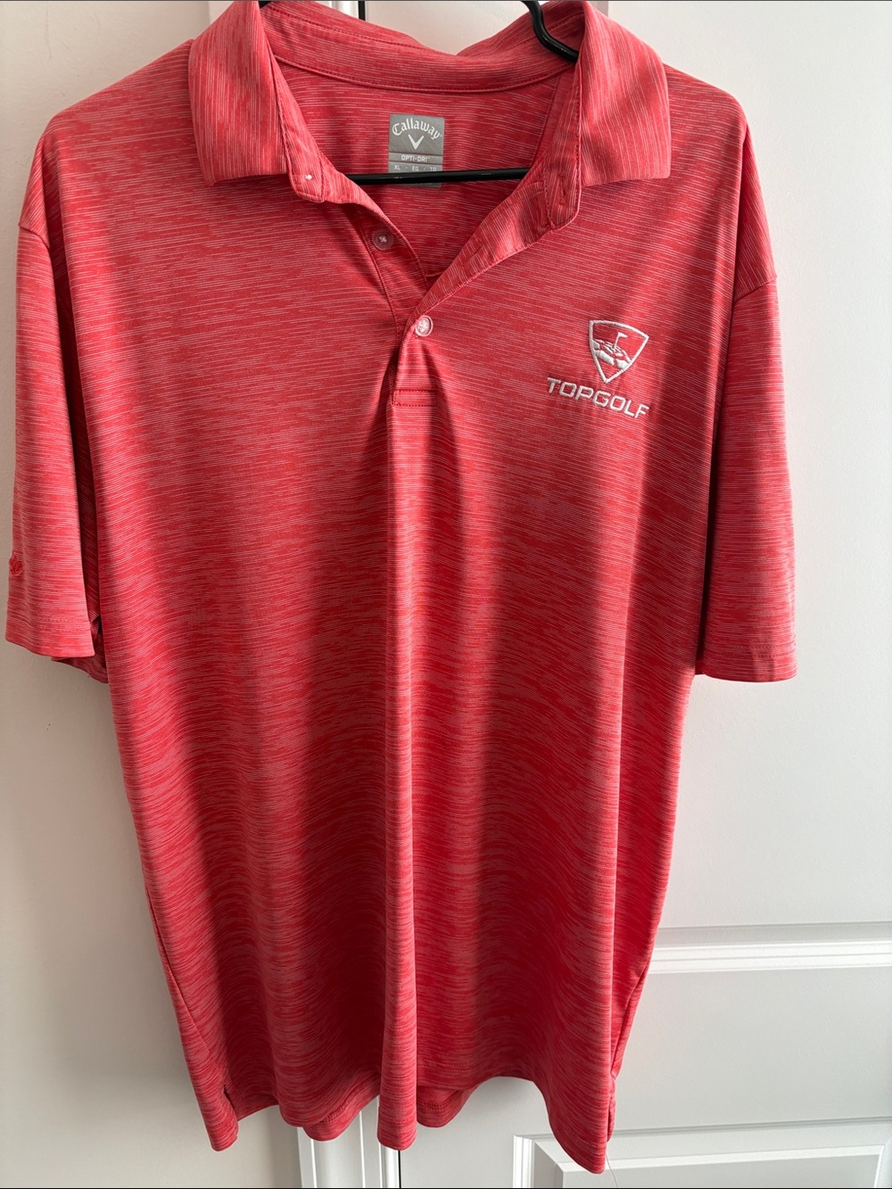 Callaway Red Heather Topgolf Polo